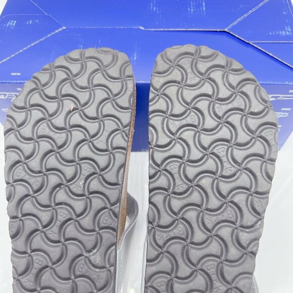 Birkenstock Gizeh Birko-Flor Thong Sandal Silver EU 42 Mens US 9- 9.5/ Wms US 11 - Picture 11 of 13